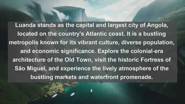 Video thumbnail for Revealing Angola's Urban Giants: Top 10 Largest Cities in the Country