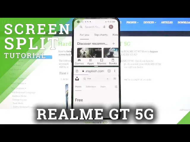 'Video thumbnail for How to Use Split Screen Feature in Realme GT 5G - Open Two Applications on Display'