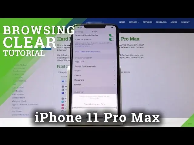 'Video thumbnail for How to Erase Browsing History in iPhone 11 Pro Max - Clear Browsing Data'