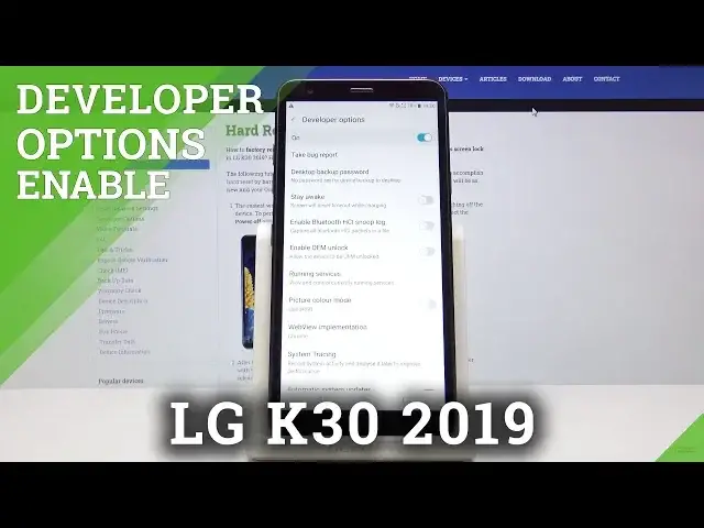 Video thumbnail for Developer Options in LG K30 2019 – OEM Unlock & USB Debugging