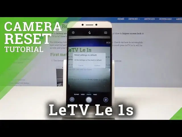 'Video thumbnail for How to Reset Camera on LeTV Le 1s - Restore Defaults'