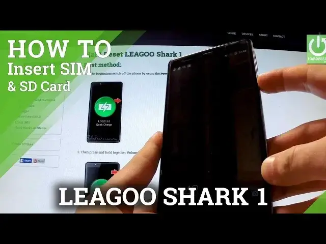 'Video thumbnail for LEAGOO Shark 1 SD/SIM  - How to insert SIM card and Micro SD card'