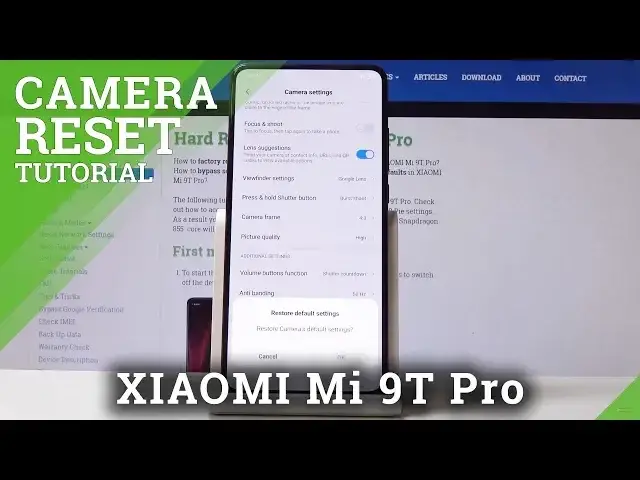 Video thumbnail for How to Reset Camera in XIAOMI Mi 9T Pro - Restore Camera Configuration