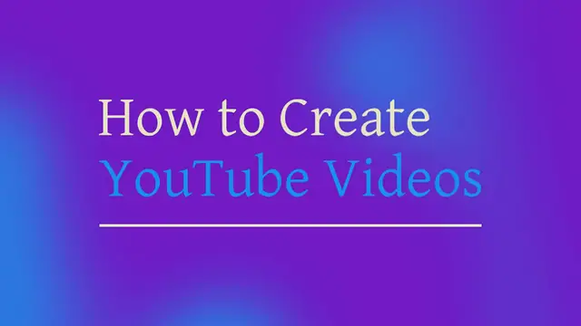 'Video thumbnail for How to Create YouTube Videos'
