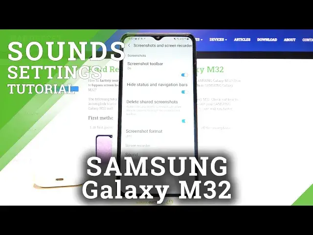 'Video thumbnail for Samsung Galaxy M32   Change Sounds Settings of Screen Recorder'