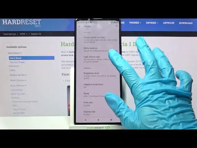 Video thumbnail for How to Change Display Refresh Rate in SONY Xperia 1 III – Manage Display Settings