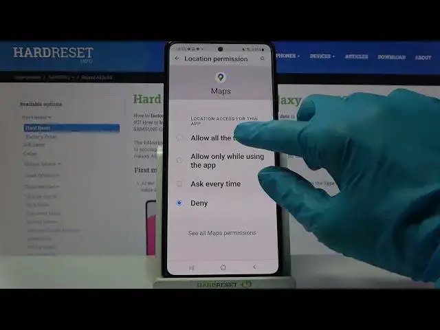 'Video thumbnail for How to Change App Permissions in SAMSUNG Galaxy A52s 5G – Add / Remove App Permissions'