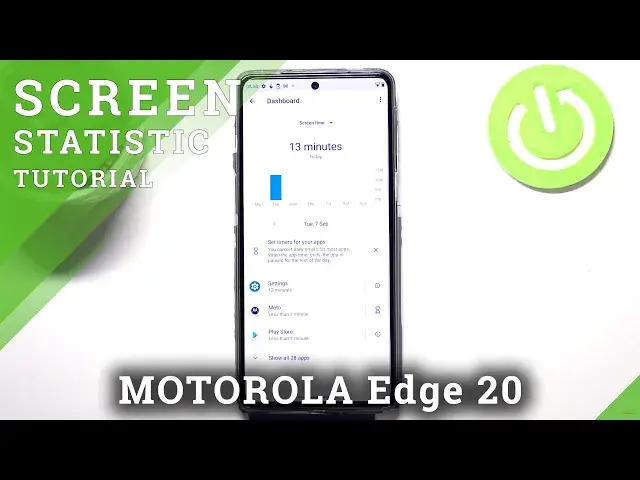 'Video thumbnail for How to Check Total Screen Time on MOTOROLA Edge 20 – Display Settings'