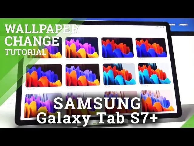 'Video thumbnail for Default Wallpapers in SAMSUNG Galaxy Tab S7+ - List of Wallpapers'