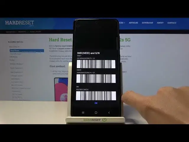 'Video thumbnail for How to Find IMEI and Serial Number in SAMSUNG Galaxy A52s - Locate IMEI and SN'