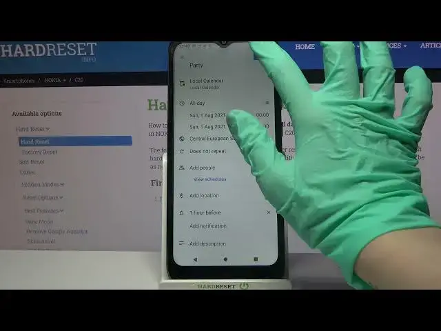 Video thumbnail for How to Add Event to Calendar in NOKIA C20 – Use Calendar