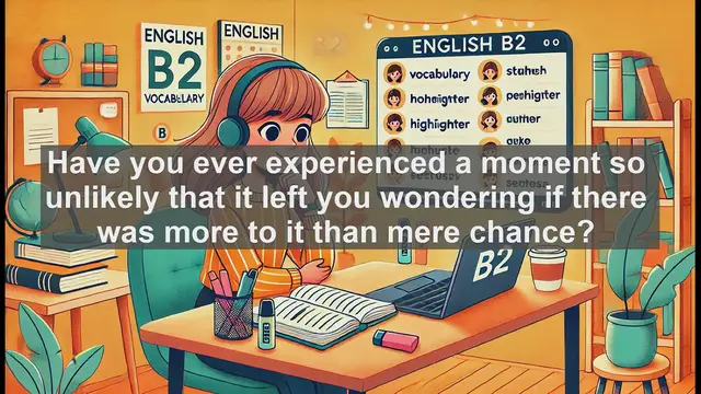 Video thumbnail for 1500 Must Know CEFR B2 Vocabulary - Coincidence: Understanding Chance Occurrences