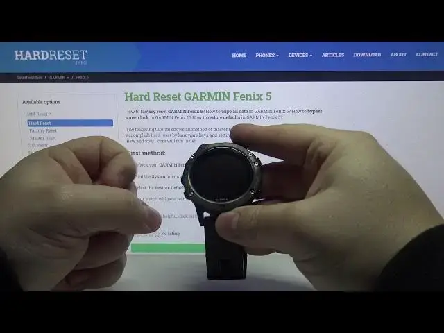 Video thumbnail for Soft Reset GARMIN Fenix 5 Performer – Fix Not Responding Device