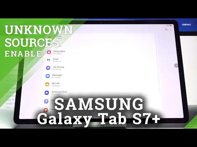 'Video thumbnail for How to Enable Unknown Sources in SAMSUNG Galaxy Tab S7+ - App Installation'
