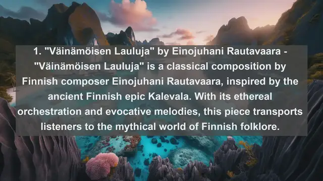 Video thumbnail for Melodies of the North: Top 10 Most Beautiful Songs from Finland