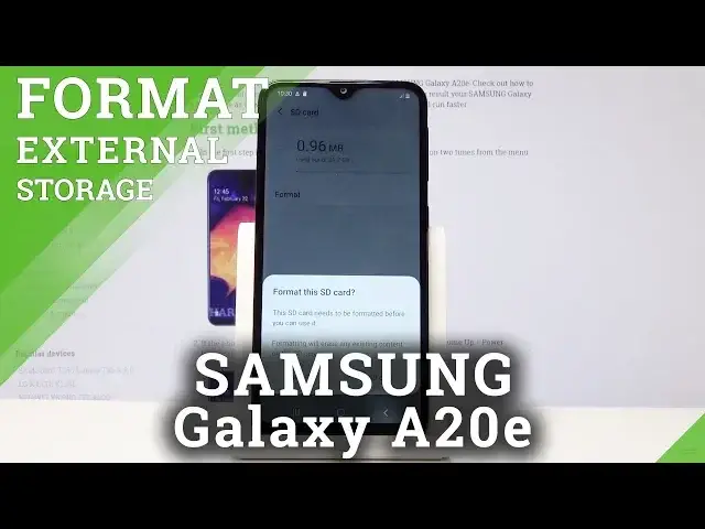 'Video thumbnail for How to Repair Memory Card in SAMSUNG Galaxy A20e - Format SD Card'