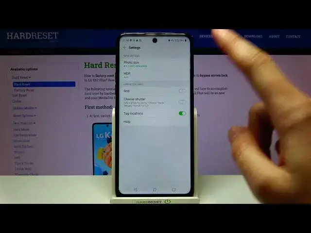 Video thumbnail for How to Manage Camera Location Tags in LG K62 Plus – Add / Remove Location Info