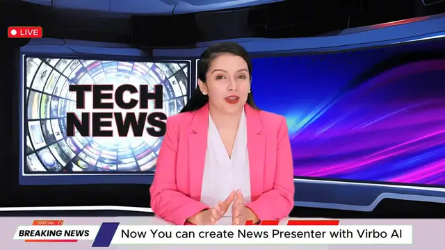 Video thumbnail for Create An AI News Presenter in Just 5 Minutes With AI _ Free AI News Video Generator