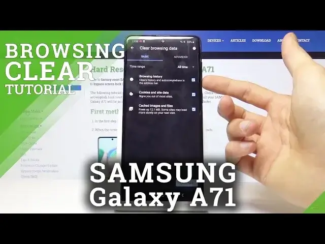 Video thumbnail for How to Clear Browsing Data on Samsung Galaxy A71 – Web Browser Clear