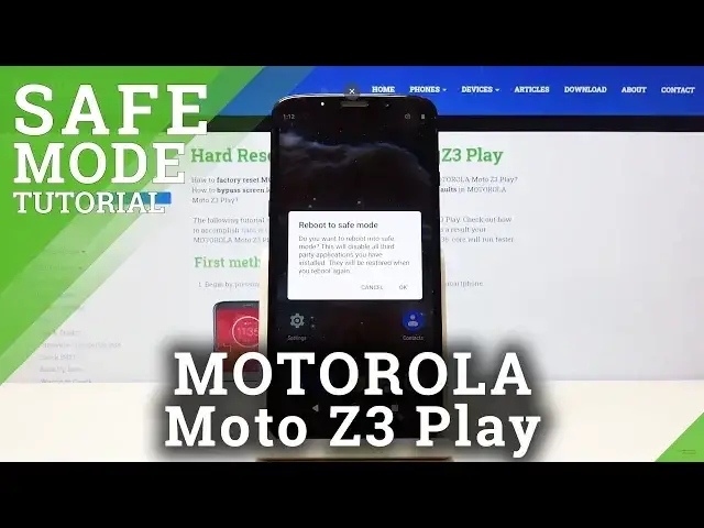 'Video thumbnail for How to Enter Safe Mode in MOTOROLA Moto Z3 Play – Turn Off Third-party Apps'