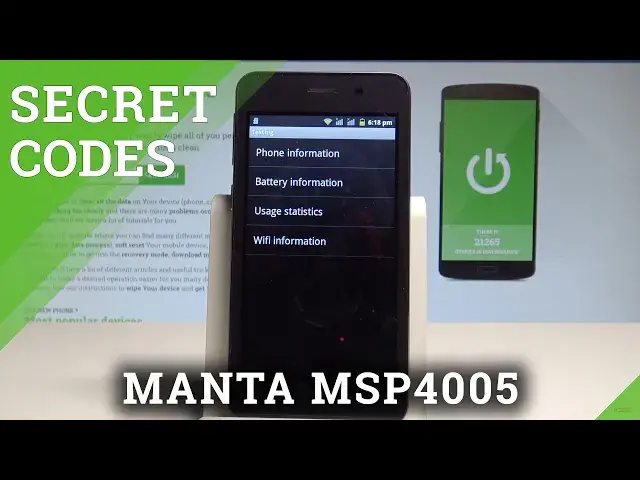 'Video thumbnail for Secret Codes for MANTA MSP4005 - Enable Hidden Modes'