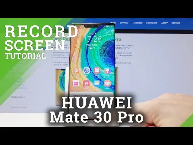 'Video thumbnail for How to Record Screen in HUAWEI Mate 30 Pro - Screen Recorder'