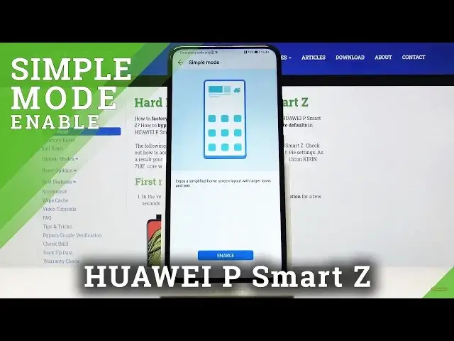 Video thumbnail for Simple Mode in HUAWEI P Smart Z – Minimalistic Look