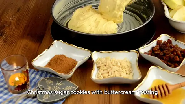 'Video thumbnail for Christmas Sugar Cookie with Buttercream Frosting'