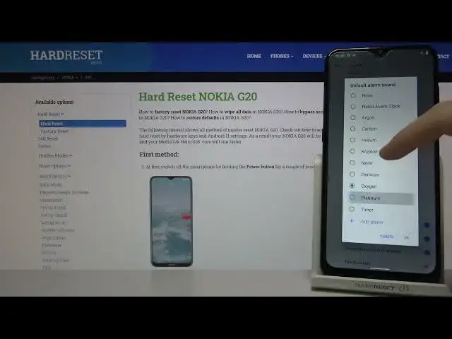 Video thumbnail for Alarm Tones on  NOKIA G20 – Available Sounds of Alarms