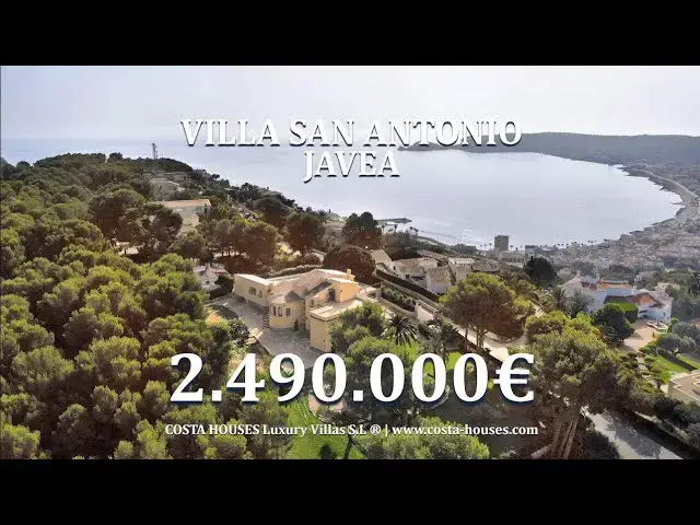 Video thumbnail for #1 · Buy Luxury Villa with Sea Views and Privacy in an exclusive area - Javea Spain | COSTA HOUSES ®