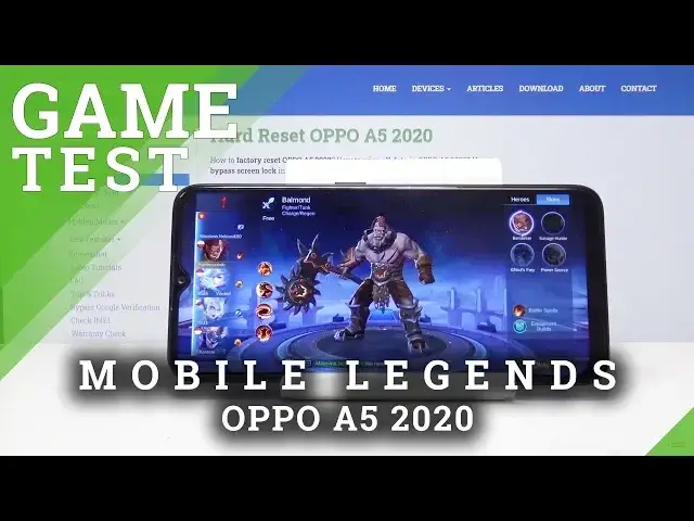 'Video thumbnail for Test Mobile Legends on OPPO A5 2020 – Game Test / FPS Checkup'