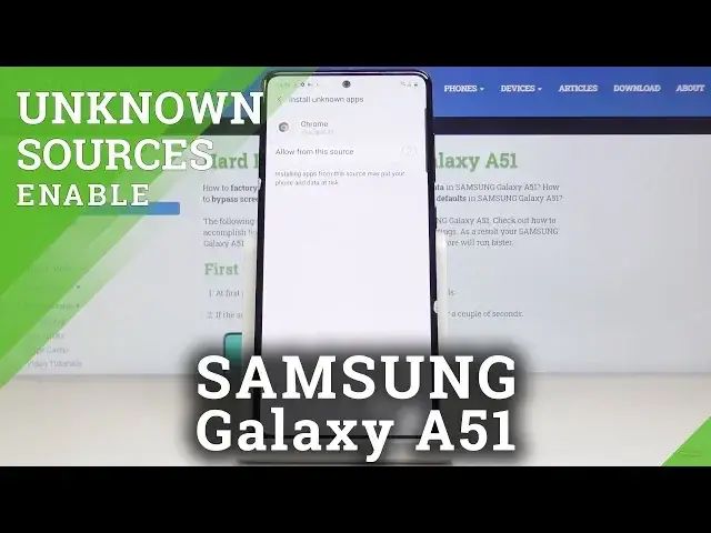 'Video thumbnail for How to Enable Unknown Sources in SAMSUNG Galaxy A51 – Install Unknown Apps'