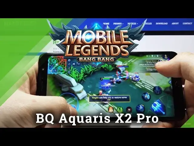'Video thumbnail for Mobile Legends on BQ Aquaris X2 – Gameplay Demonstration'