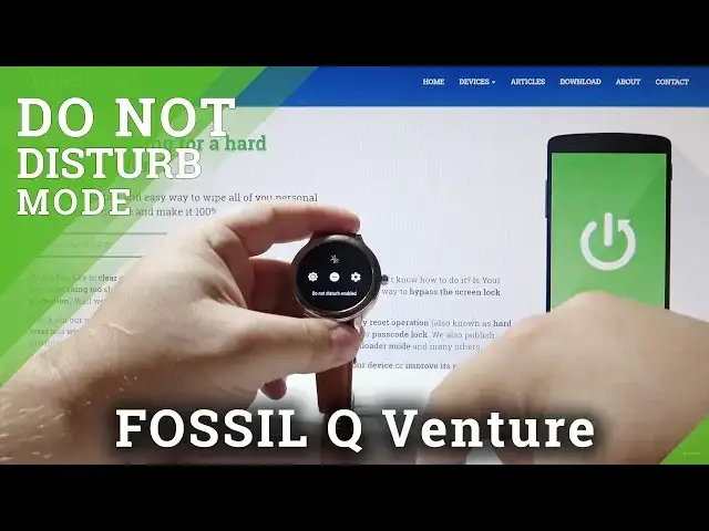 Video thumbnail for Do Not Disturb Mode FOSSIL Q Venture - Mute Sounds