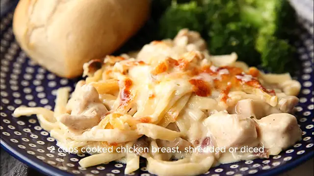 Video thumbnail for Chicken Tetrazzini Recipe