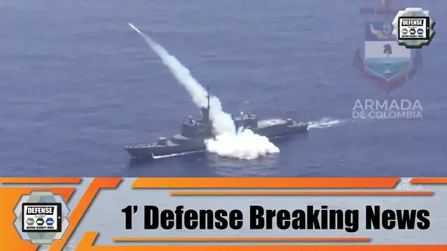 'Video thumbnail for Colombian Navy test fired SSM 700K Haeseong anti-ship missile from FS 1500 Almirante Padilla'