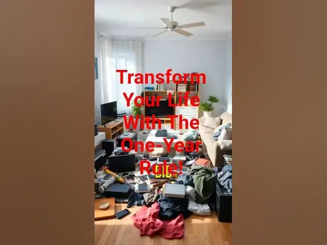 Video thumbnail for Transform Your Life with the One-Year Rule! 🗑️✨ #motivation #levelupyourlife #facts