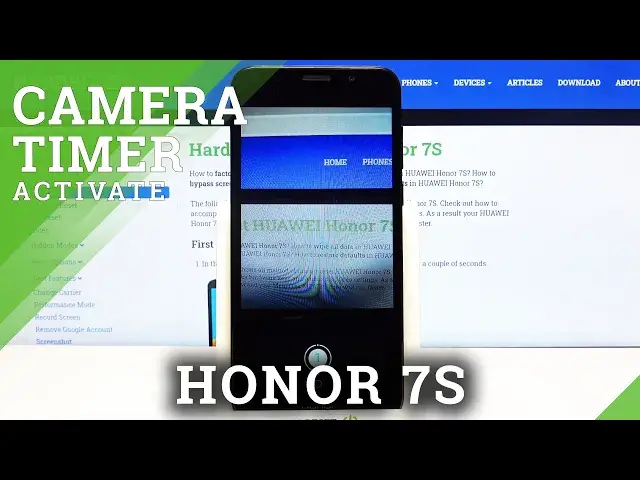 Video thumbnail for How to Set Up Camera Timer in HONOR 7S - Adjust Camera Timer