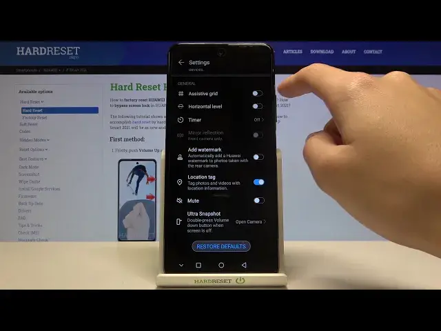 Video thumbnail for How to Use Camera Location Tags in HUAWEI P Smart 2021 – Turn On Camera Tags