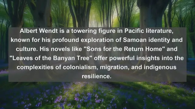 Video thumbnail for Unveiling Literary Gems: Top 10 Renowned Writers from American Samoa