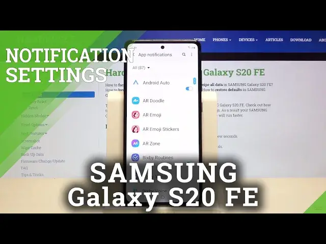 'Video thumbnail for How to Personalize Notifications in SAMSUNG Galaxy S20 FE – Notification Settings'