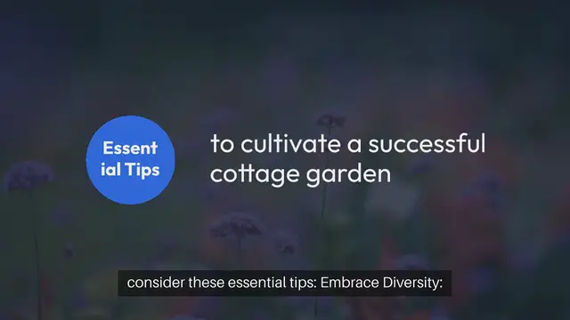Video thumbnail for Cottage Garden Tips and Tricks