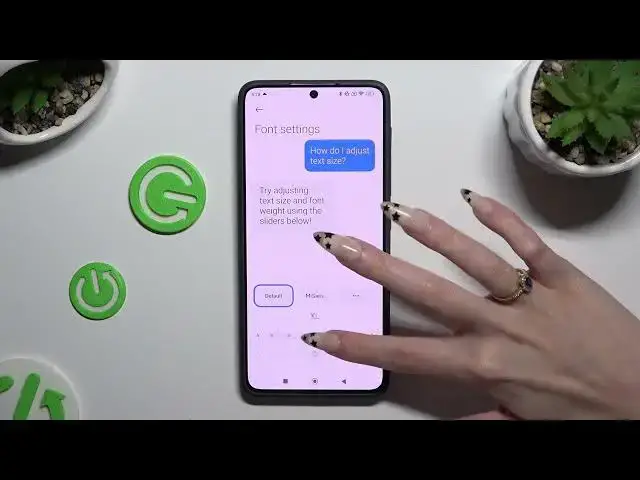 'Video thumbnail for Poco X6 Pro: How to Adjust Font Size - Simple and Quick Tutorial for Poco X6 Pro'