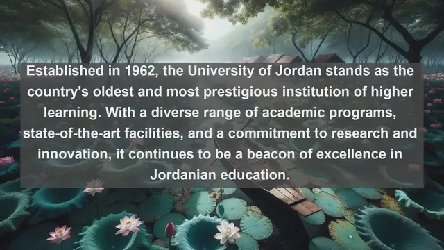 Video thumbnail for Navigating Academic Excellence: Top 10 Universities in Jordan