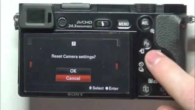 Video thumbnail for How To Reset All Settings Sony A6000