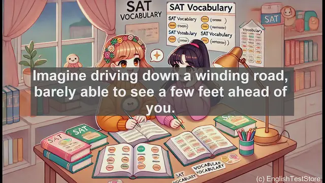 Video thumbnail for 5000 Must Know SAT Vocabulary - SAT Vocabulary: Understanding the Word 'Foggy'