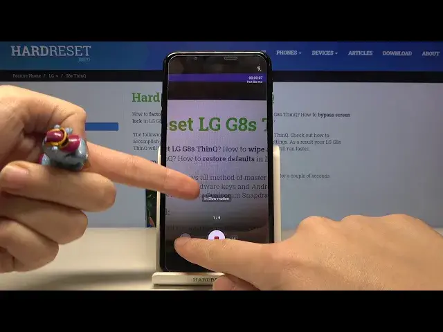 'Video thumbnail for How to Find Slow Motion Feature on LG G8s ThinQ – Camera Options'