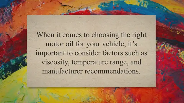 Video thumbnail for Can You Use 15W40 Instead of 10W30?