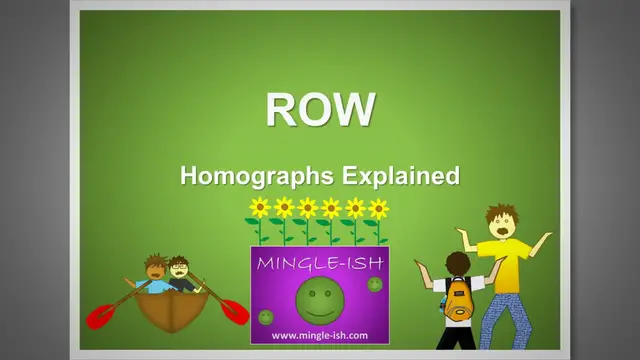 'Video thumbnail for Row: Homographs Explained'