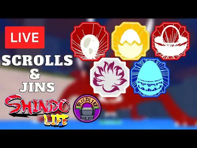 'Video thumbnail for Shindo Life - Scrolls and Jins BARYON UPDATE | Roblox LIVE'